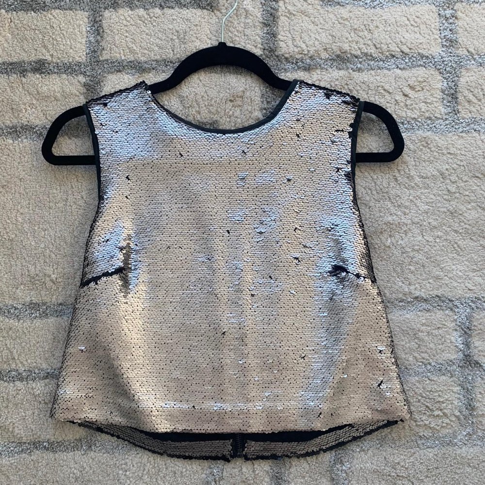 forever 21-sequin crop top